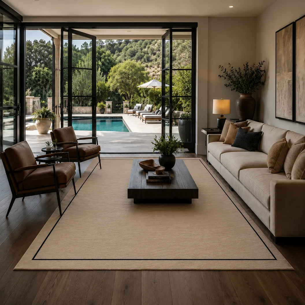 Wool & Art Silk Rug
